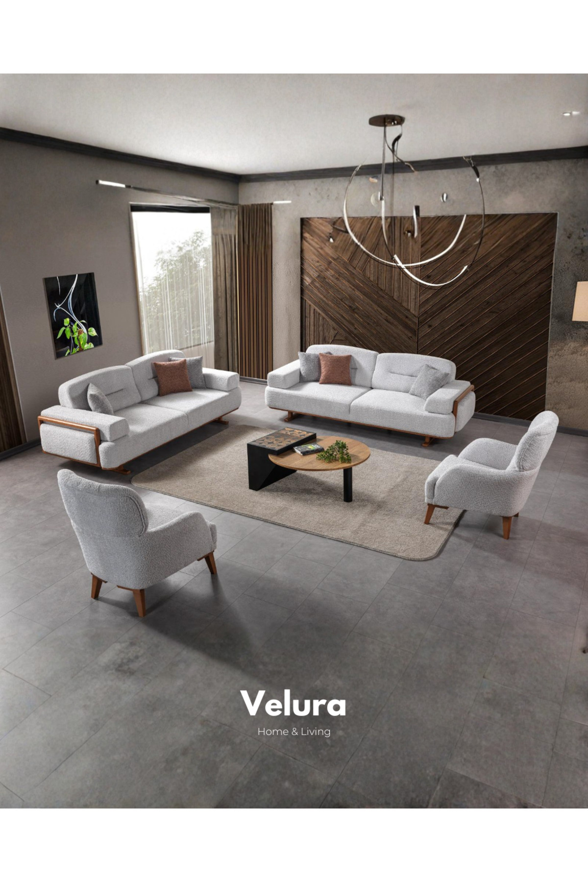Velura Home & Living Alyans 3+3+1+1 Koltuk Takımı & Oturma Grubu