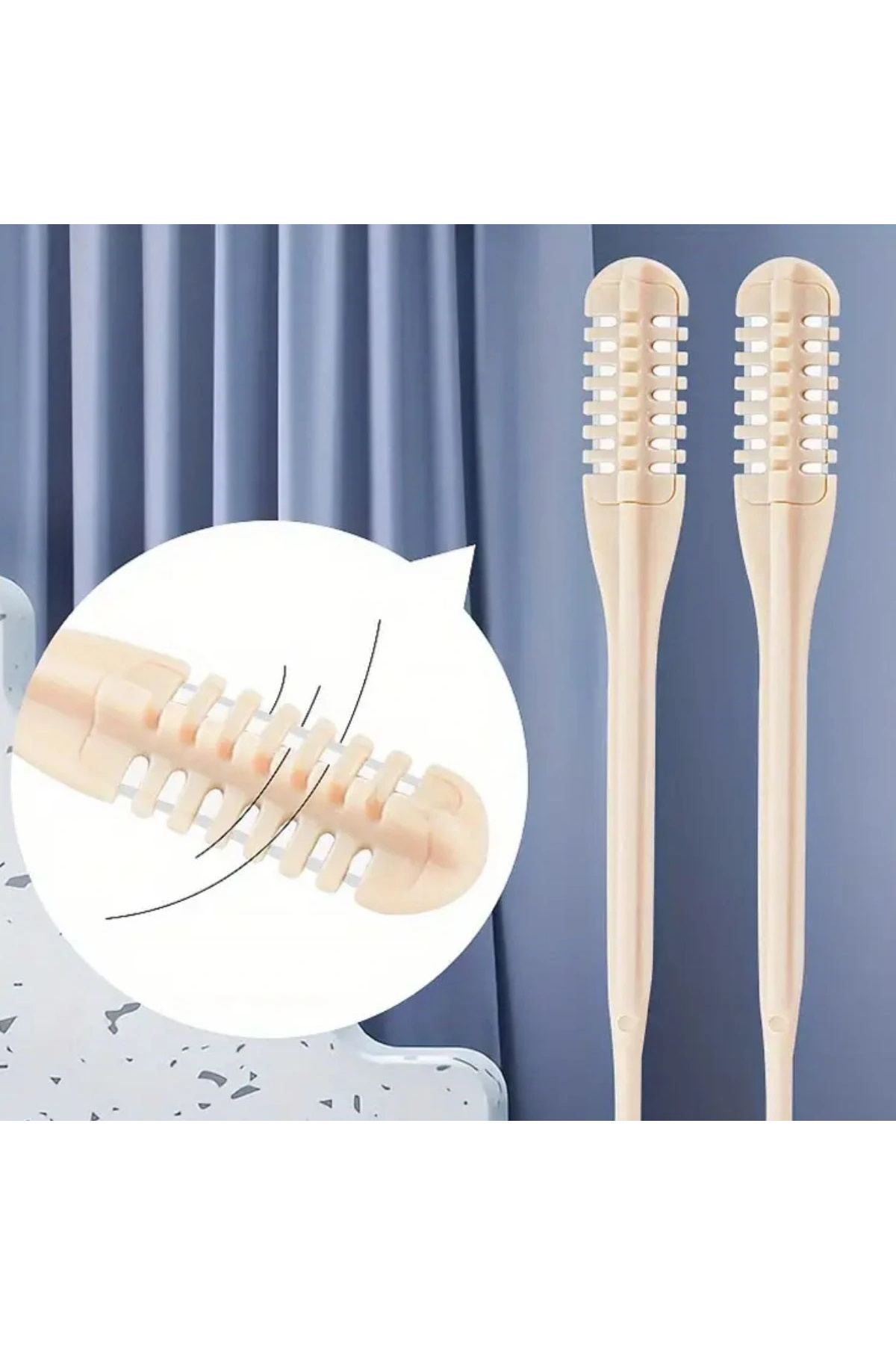 BYDNZ SHOP BUFFER® 2'Si Bir Arada 2 Parça Kutulu Burun Kıl Alma ve Kulak Temizleme Aparatı