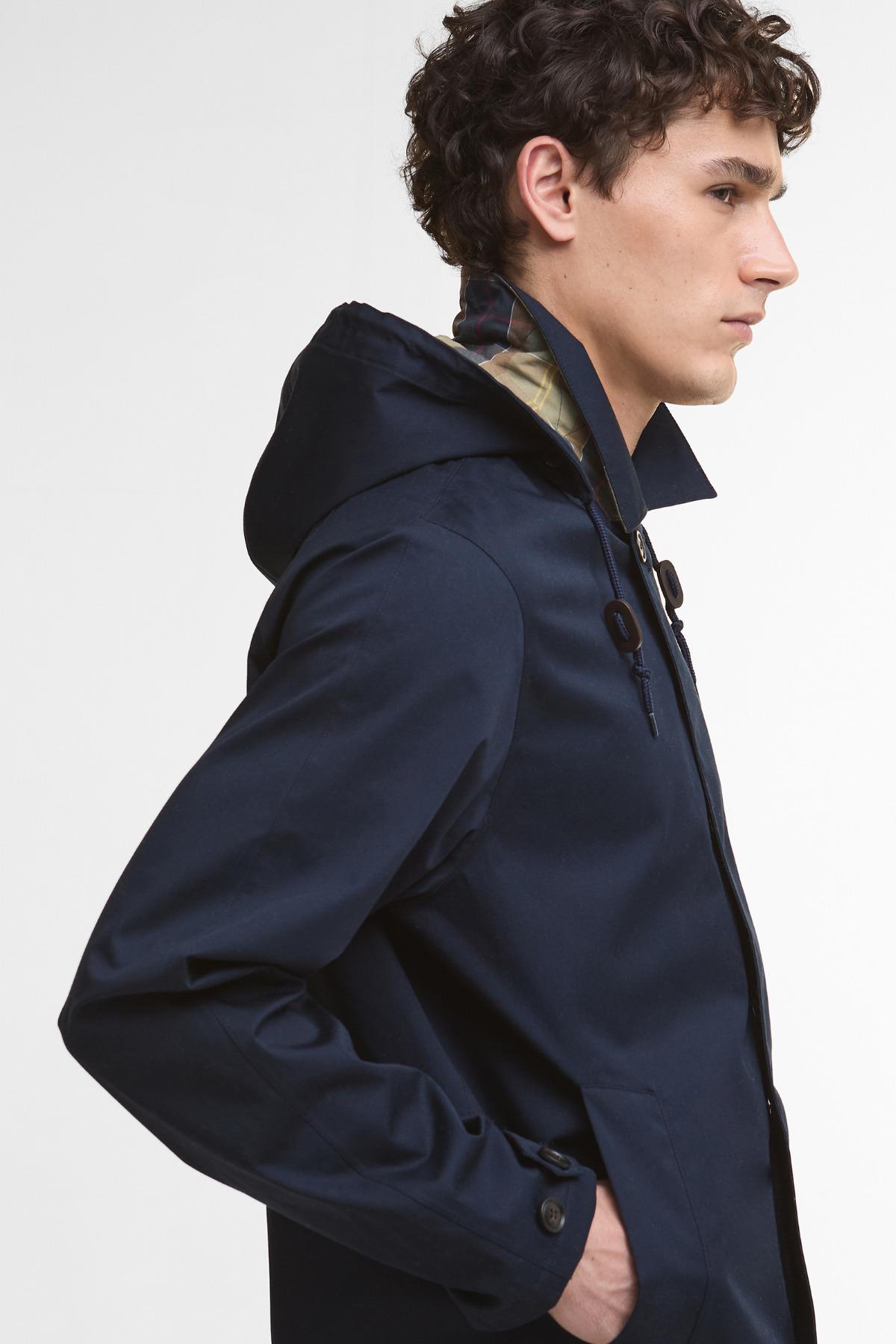 بارانی مردانه راسته | باربور Barbour MWB1145-NY71 - تصویر 6