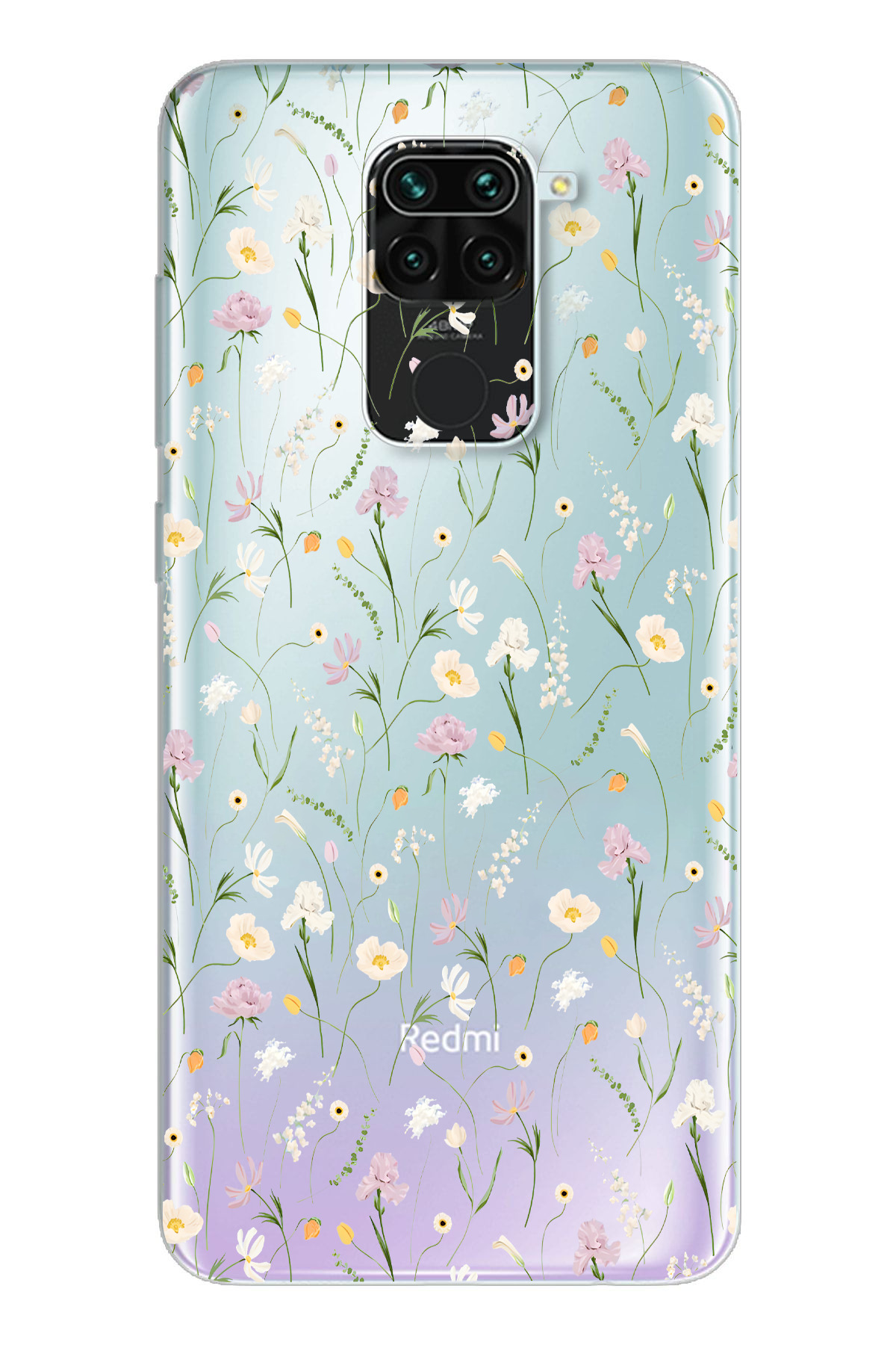 Xiaomi Redmi Note 9 Compatible Printed Soft Silicone Transparent Phone Case