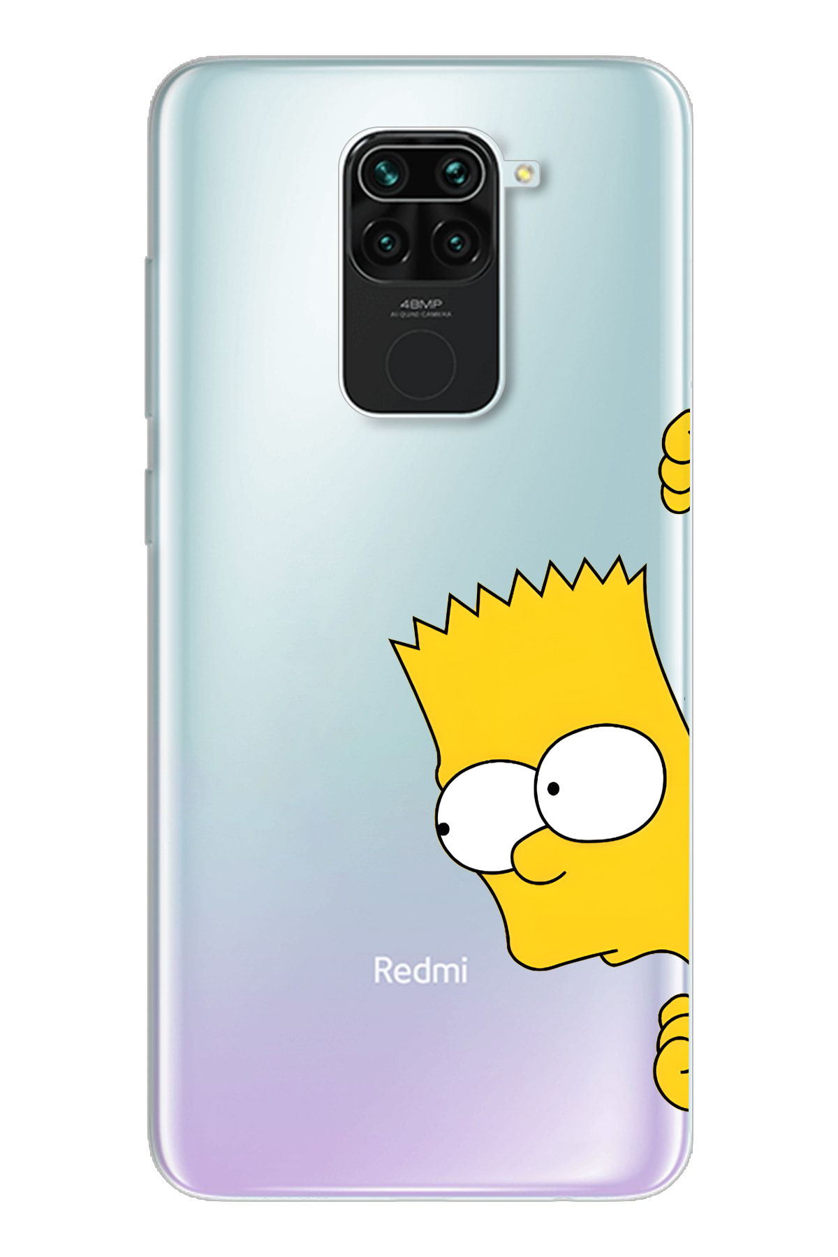 Xiaomi Redmi Note 9 Compatible Printed Soft Silicone Transparent Phone Case