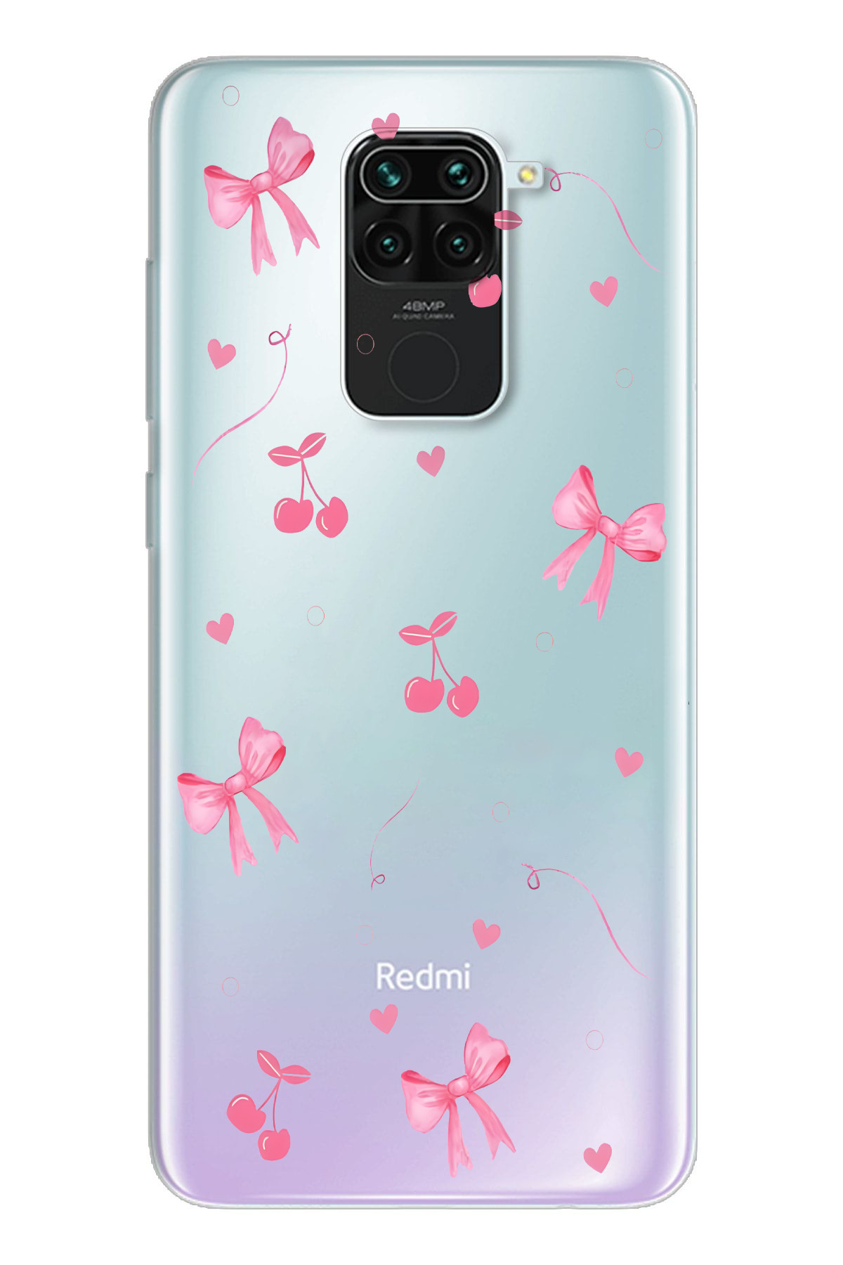 Xiaomi Redmi Note 9 Compatible Printed Soft Silicone Transparent Phone Case