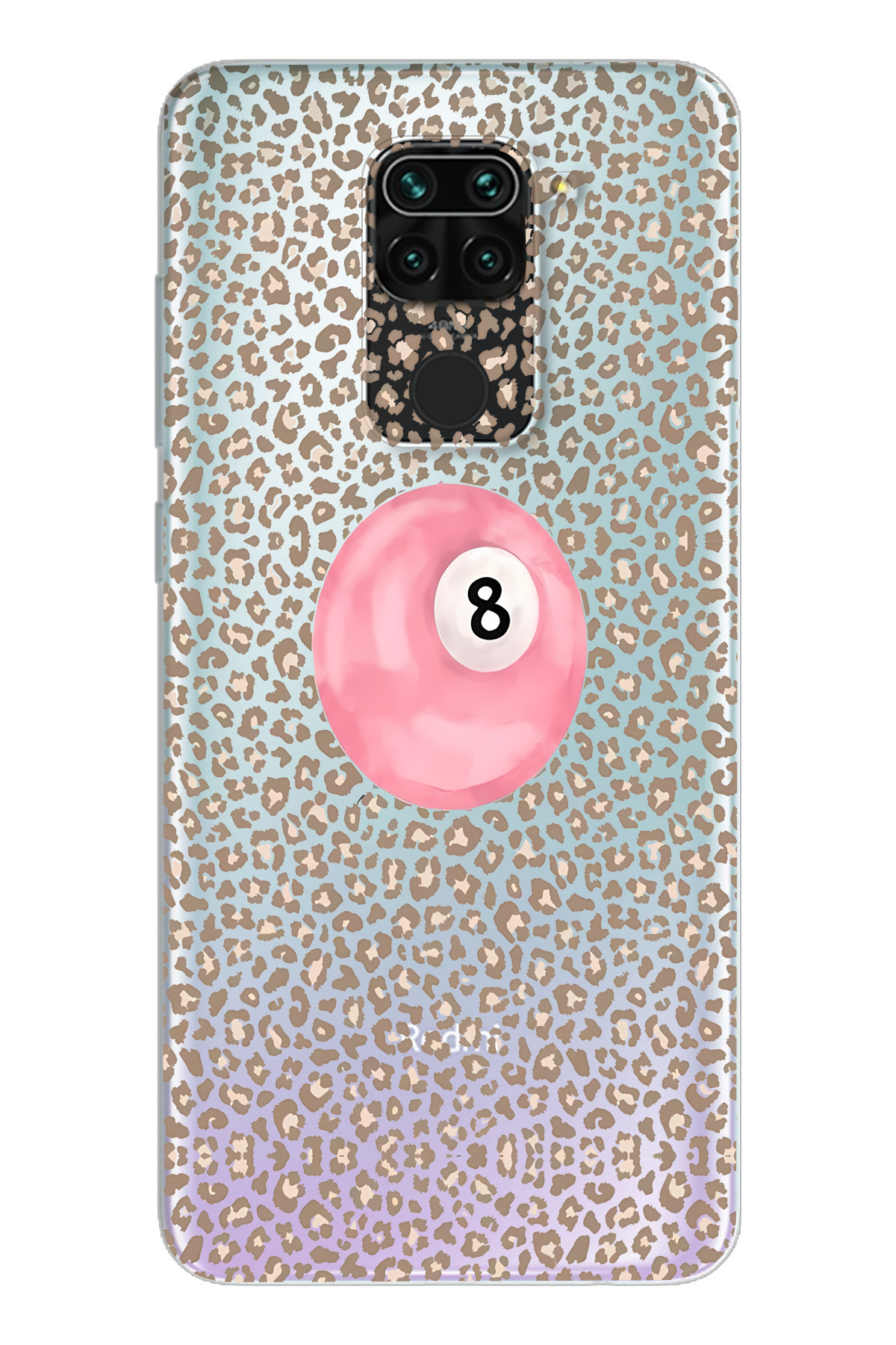 Xiaomi Redmi Note 9 Compatible Printed Soft Silicone Transparent Phone Case