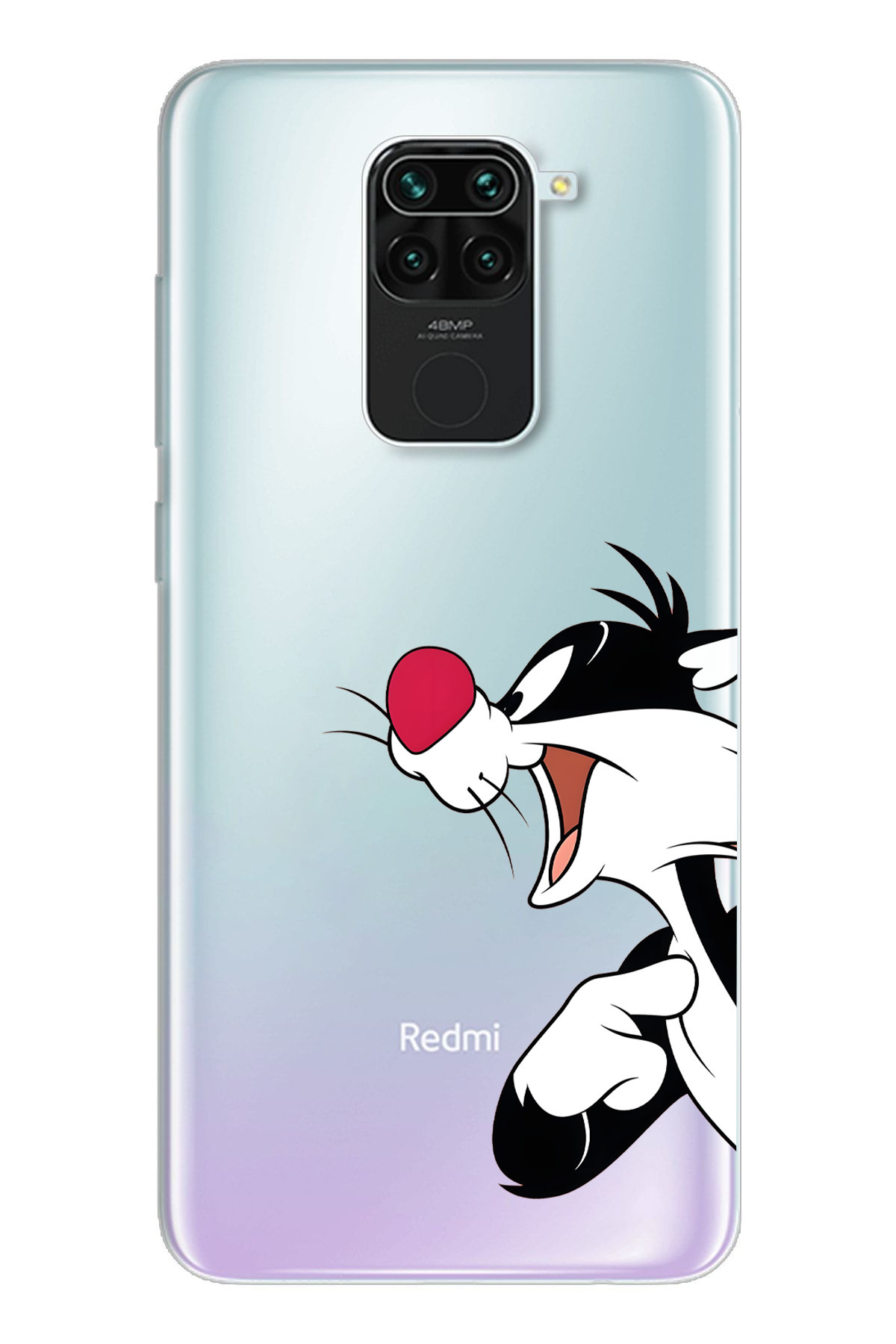 Xiaomi Redmi Note 9 Compatible Printed Soft Silicone Transparent Phone Case