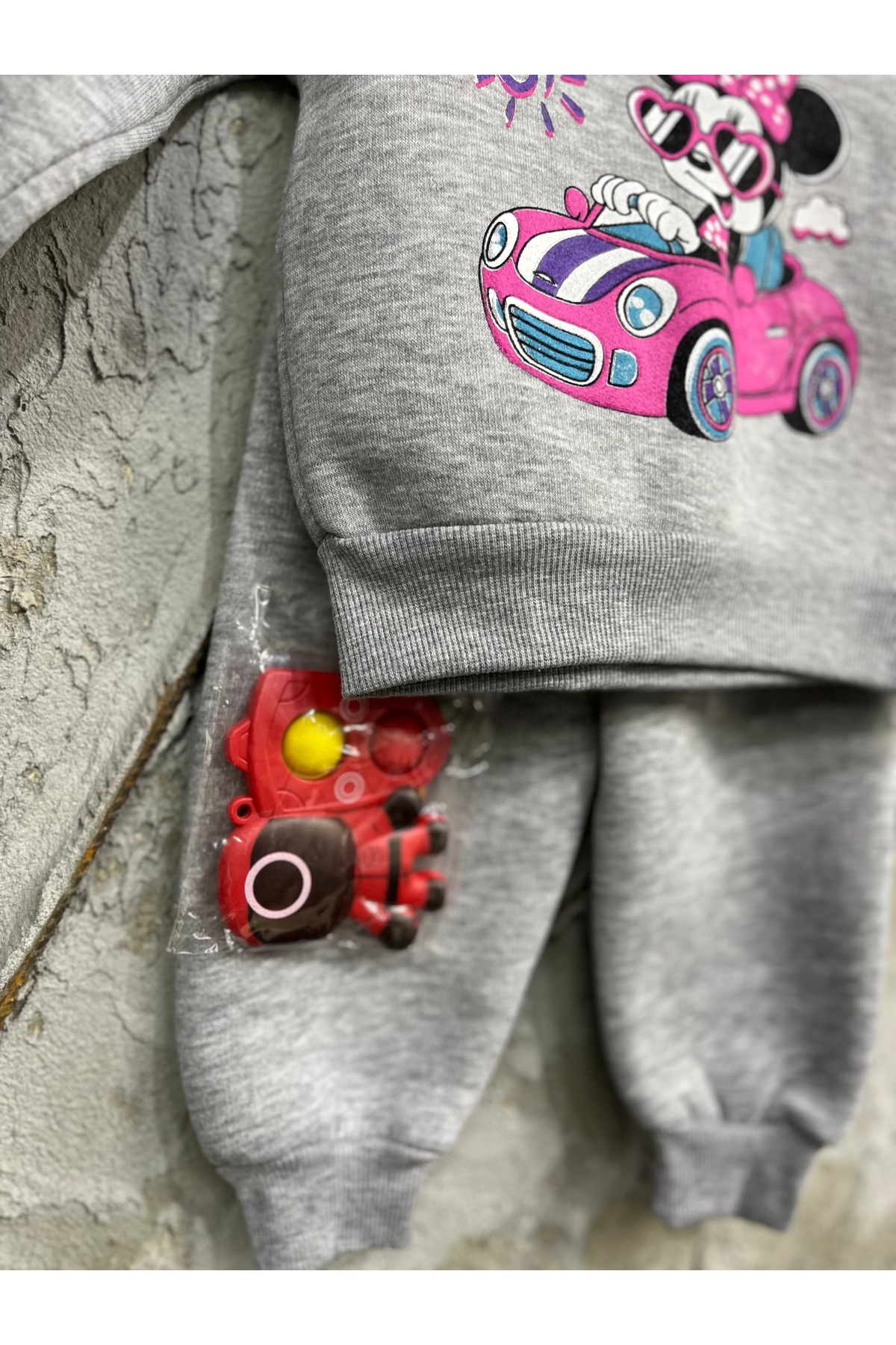 Beybisi Oyuncak Hediyeli 3 iplik Unisex Çocuk Eşofman Pijama Takımı fotoğrafı 2 (önizleme)