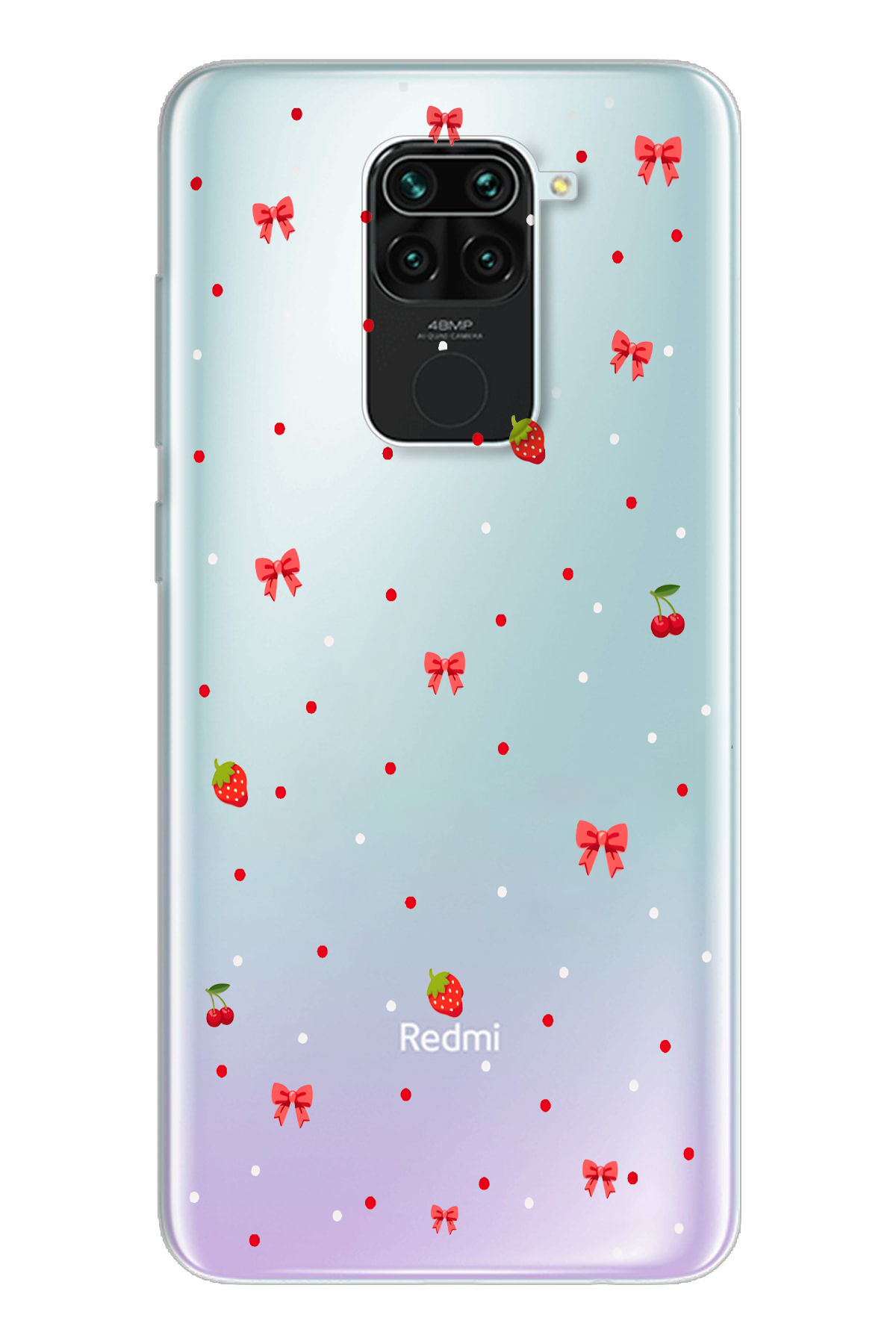 Xiaomi Redmi Note 9 Compatible Printed Soft Silicone Transparent Phone Case