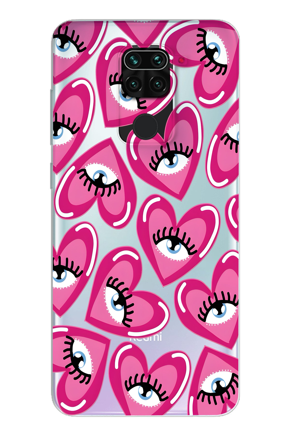 Xiaomi Redmi Note 9 Compatible Printed Soft Silicone Transparent Phone Case