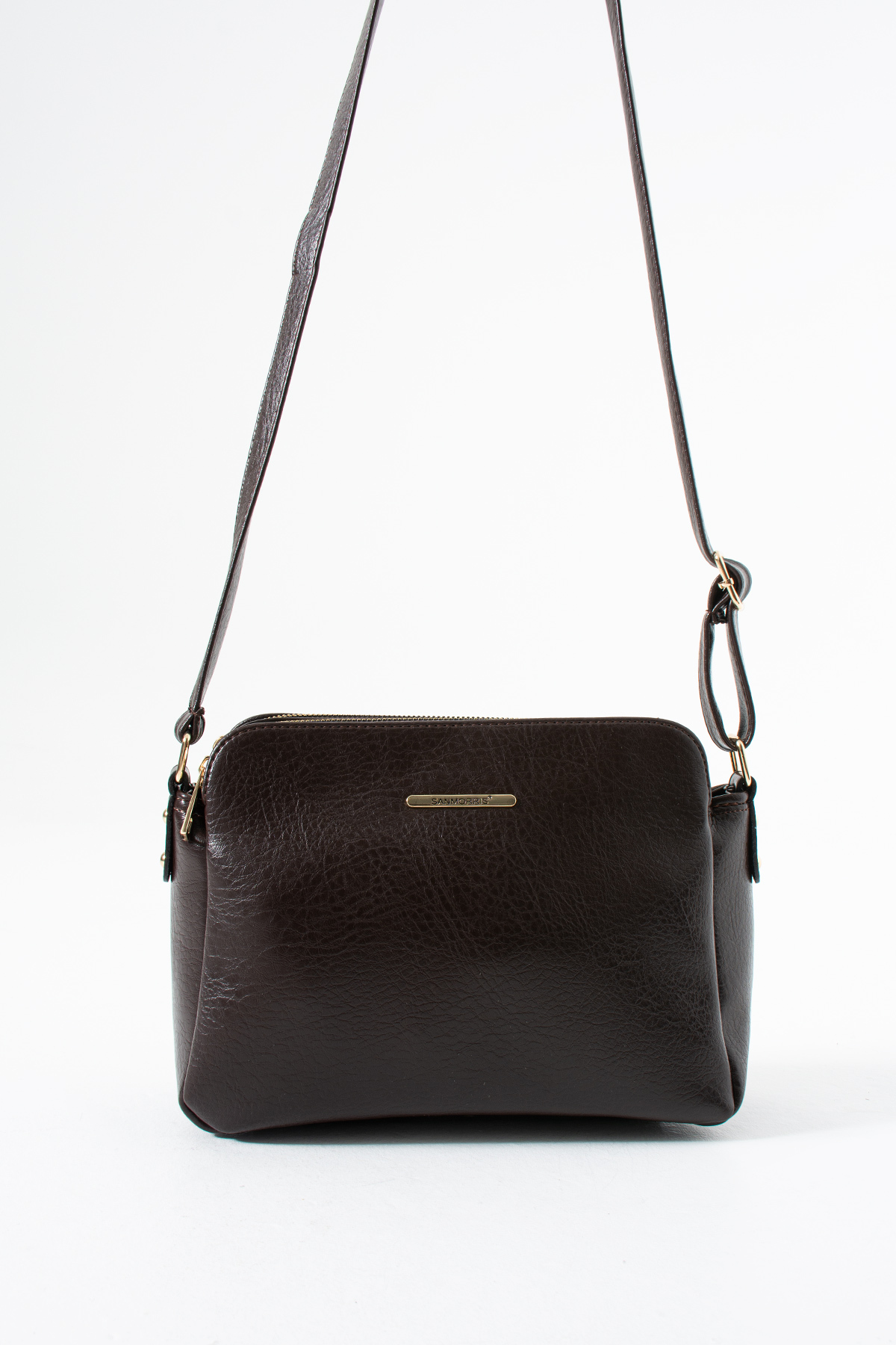 Sanmorris  GLC Kadın Ayarlanabilir3 Bölmeli Askılı Çapraz Çanta 1437 - Görsel 4