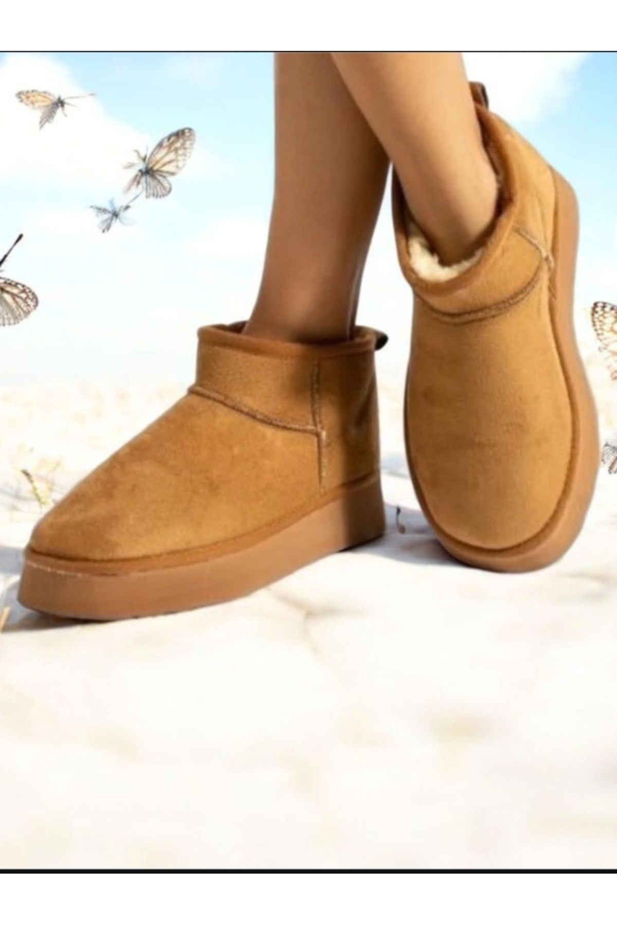 leon Черевики із замші з хутряною підкладкою