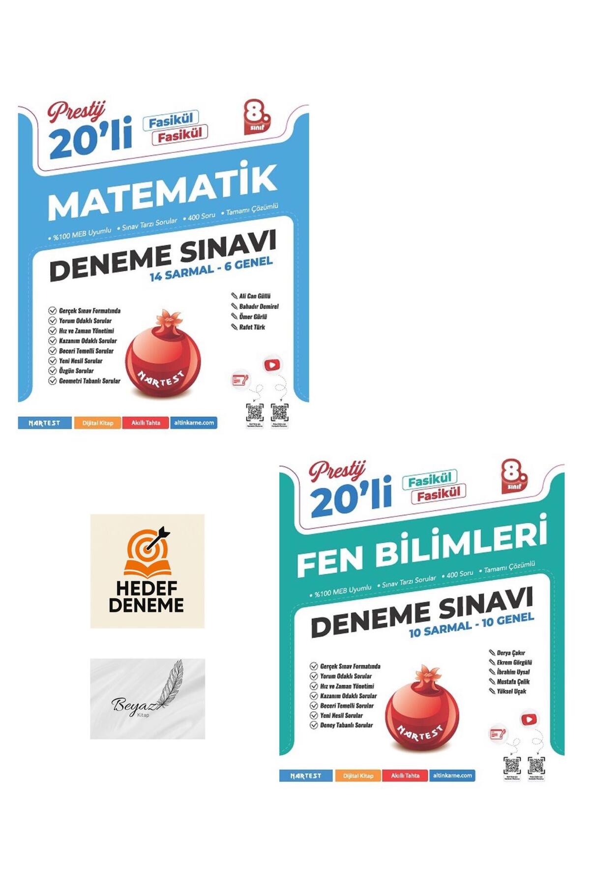 八汰烏 プリズマ　1枚 Nartest Yayınları Nartest 8.Sınıf Prestij Matematik Fen Bilimleri