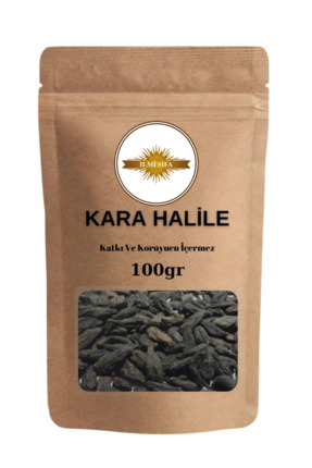 İLMİ ŞİFA Kara Halile (1. KALİTE - ELENMİŞ) 100 gr (KARAHALİLE Terminalia Che...