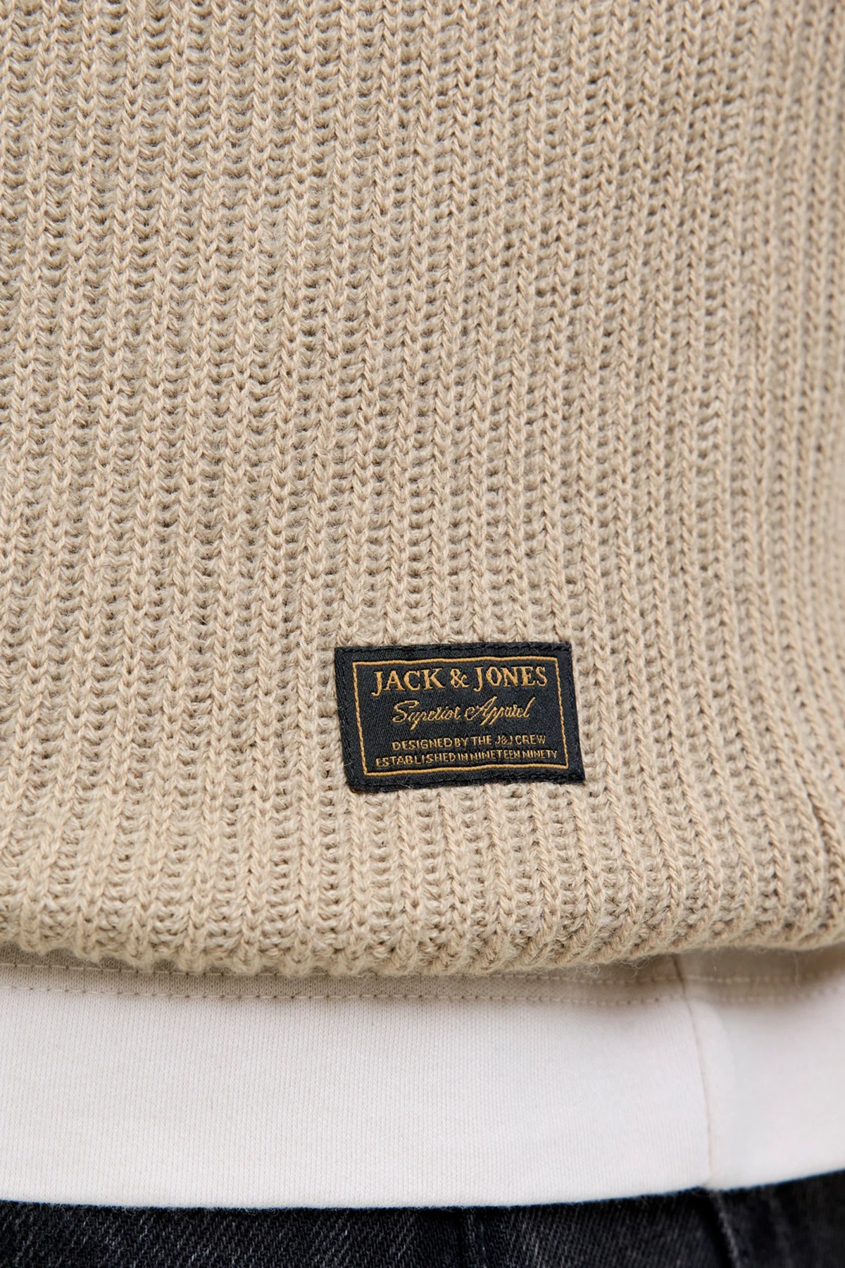 ژاکت کشی مردانه راسته آستین بلند | جک اند جونز Jack & Jones 12278916 - تصویر 5