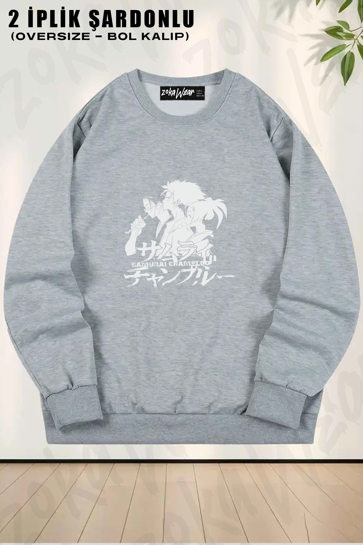 ZOKAWEAR Unisex Samurai Champloo Mugen Jin and Fuu 2 Printed 