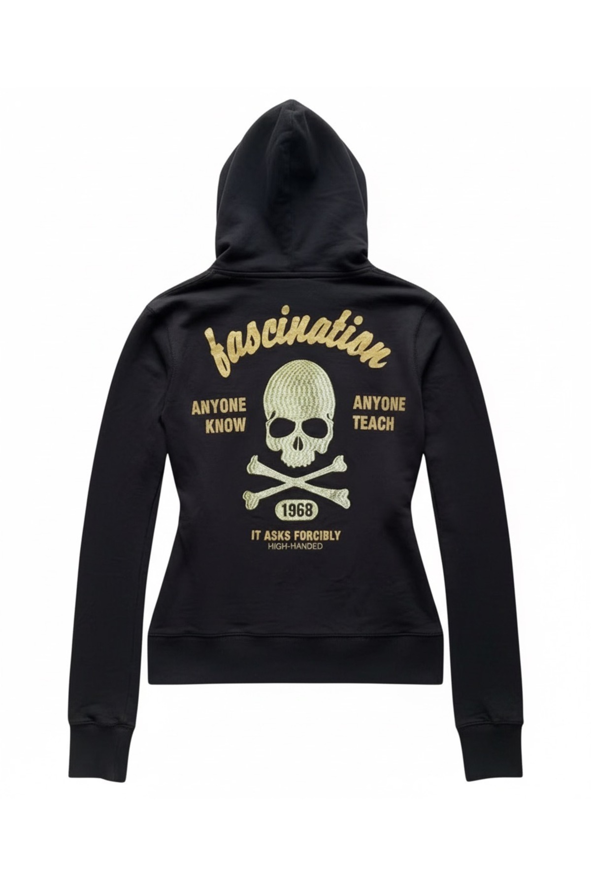 Köstebek  Fascination SkullHead Oldschool Kapüşonlu - Görsel 2