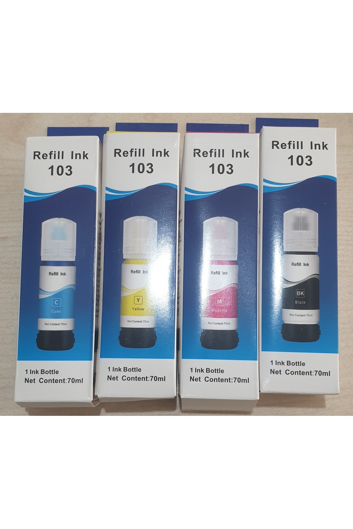 OEM Epson muadil 103 4 renk kit mürekkep