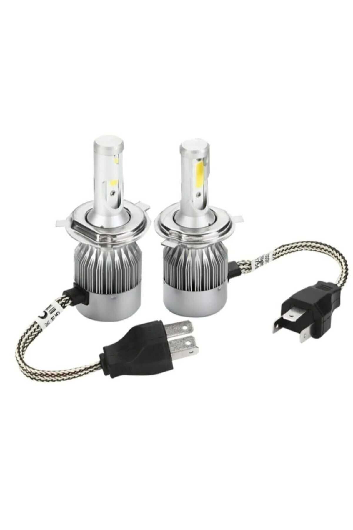 RAYOX H4 Led Xenon Şimşek Etkili 10800 Lm 6000k Şimşek Etkili Led Xenon Beyaz Renk