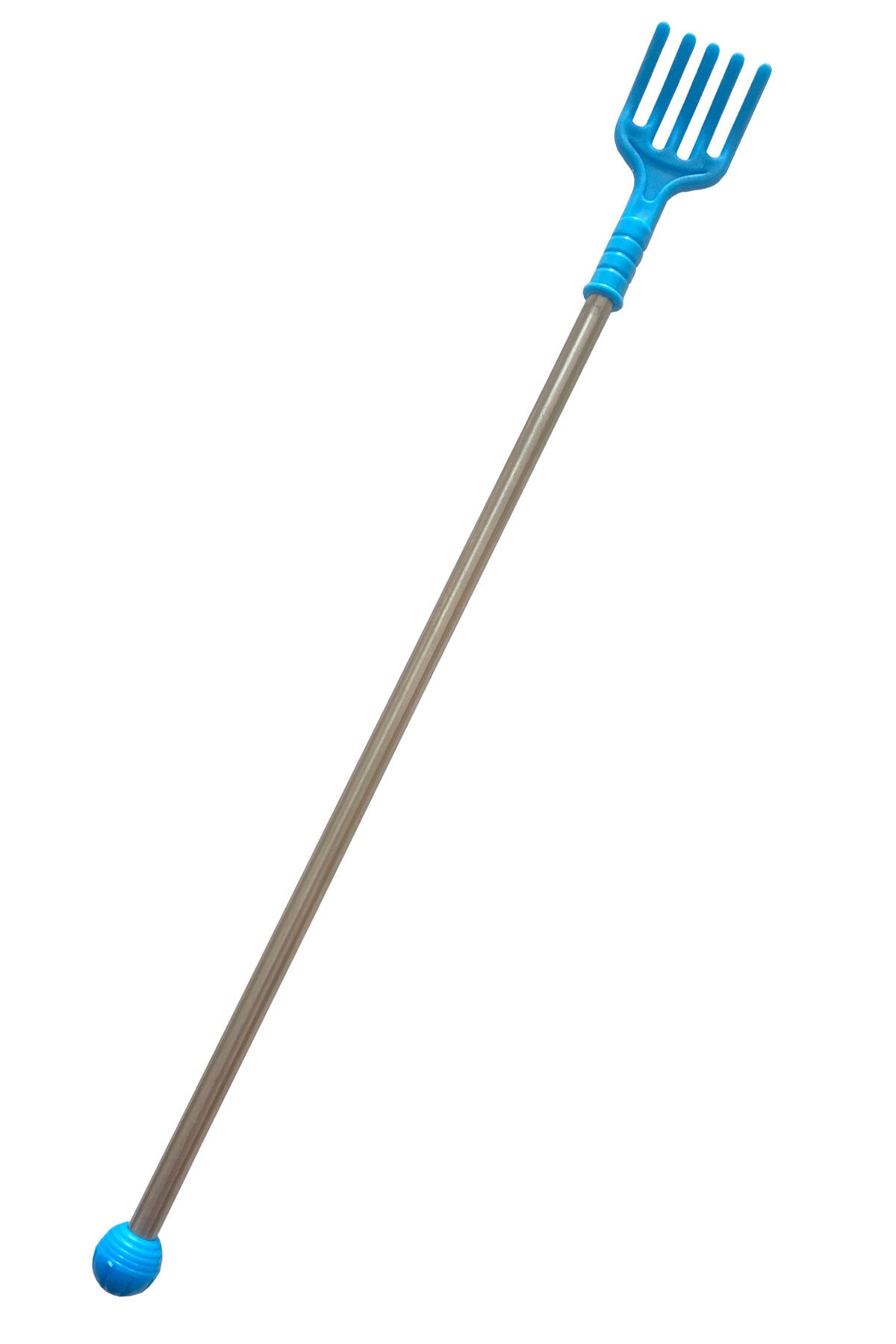 2'li Metal Saplı Sırt Kayışıcı Sırt Kaşıma Çubuğu Sarı Mavi