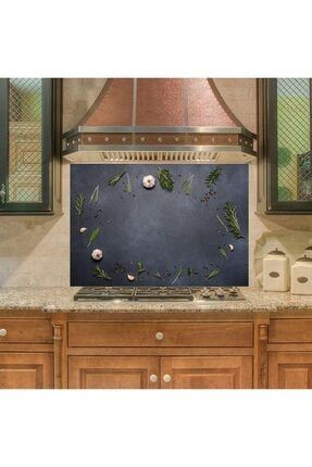 Mutfak Duvar Tezgah Arası Ocak Arkası Sticker Kaplama Sarımsak MOA-101