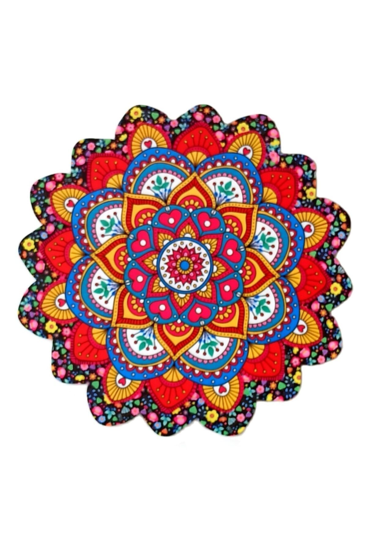 Mixperi Mandala Desenli Ahşap Nihale