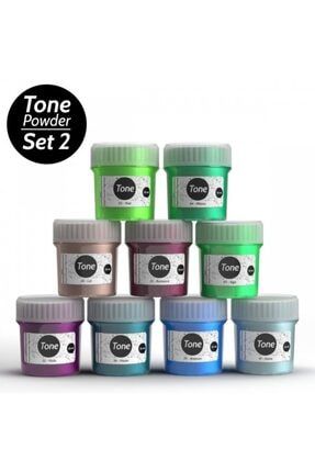 Tone Powder Epoksi Pigment Seti Toz Sedefler Set 2 9x10 Ml epoksimarketP06