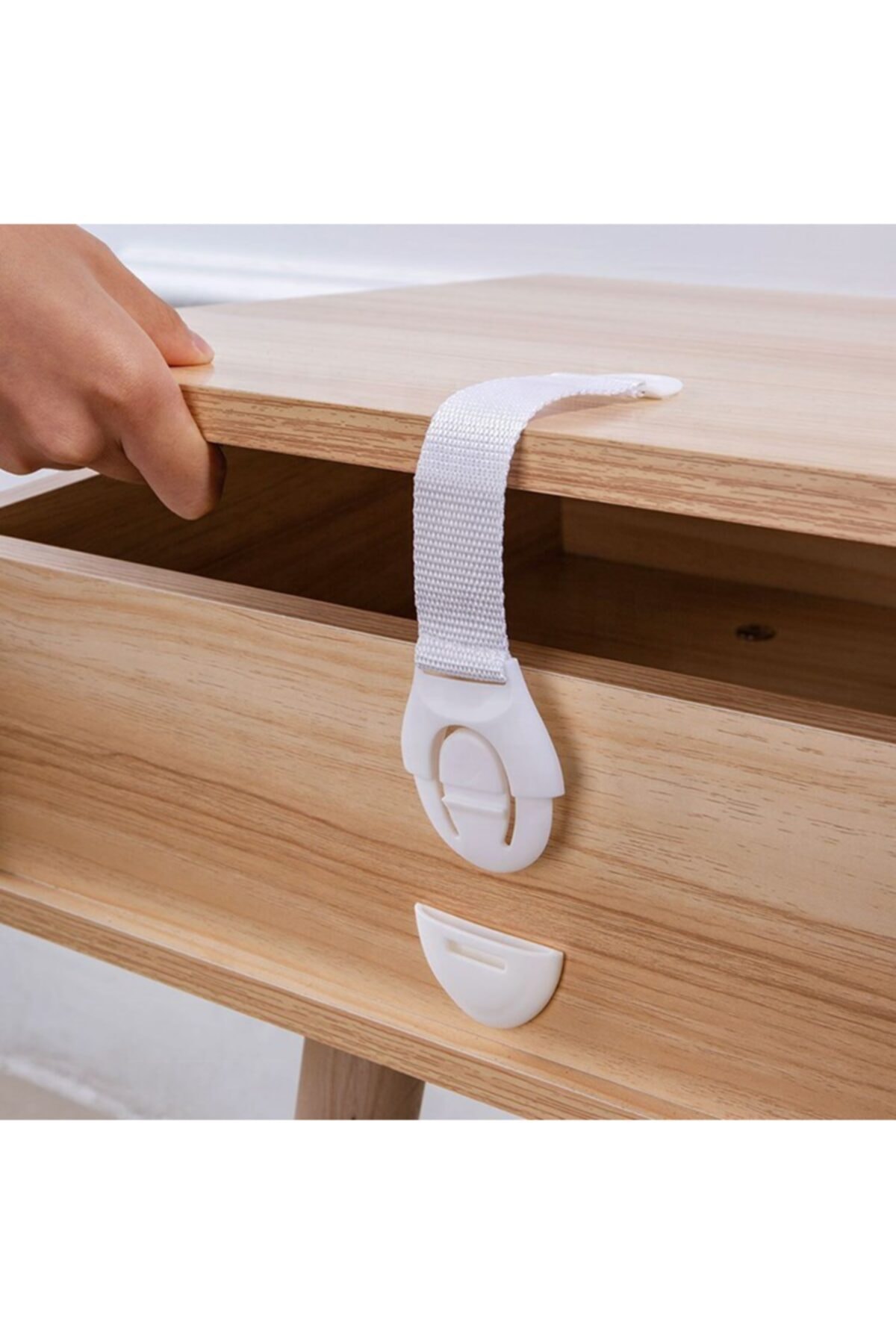 İdeal Baby Çocuk Çekmece Kilidi Ve Dolap Kilidi Bebek Güvenlik Koruma Kilidi Koruyucu Kilit 20 Adet fotoğrafı 5 (önizleme)