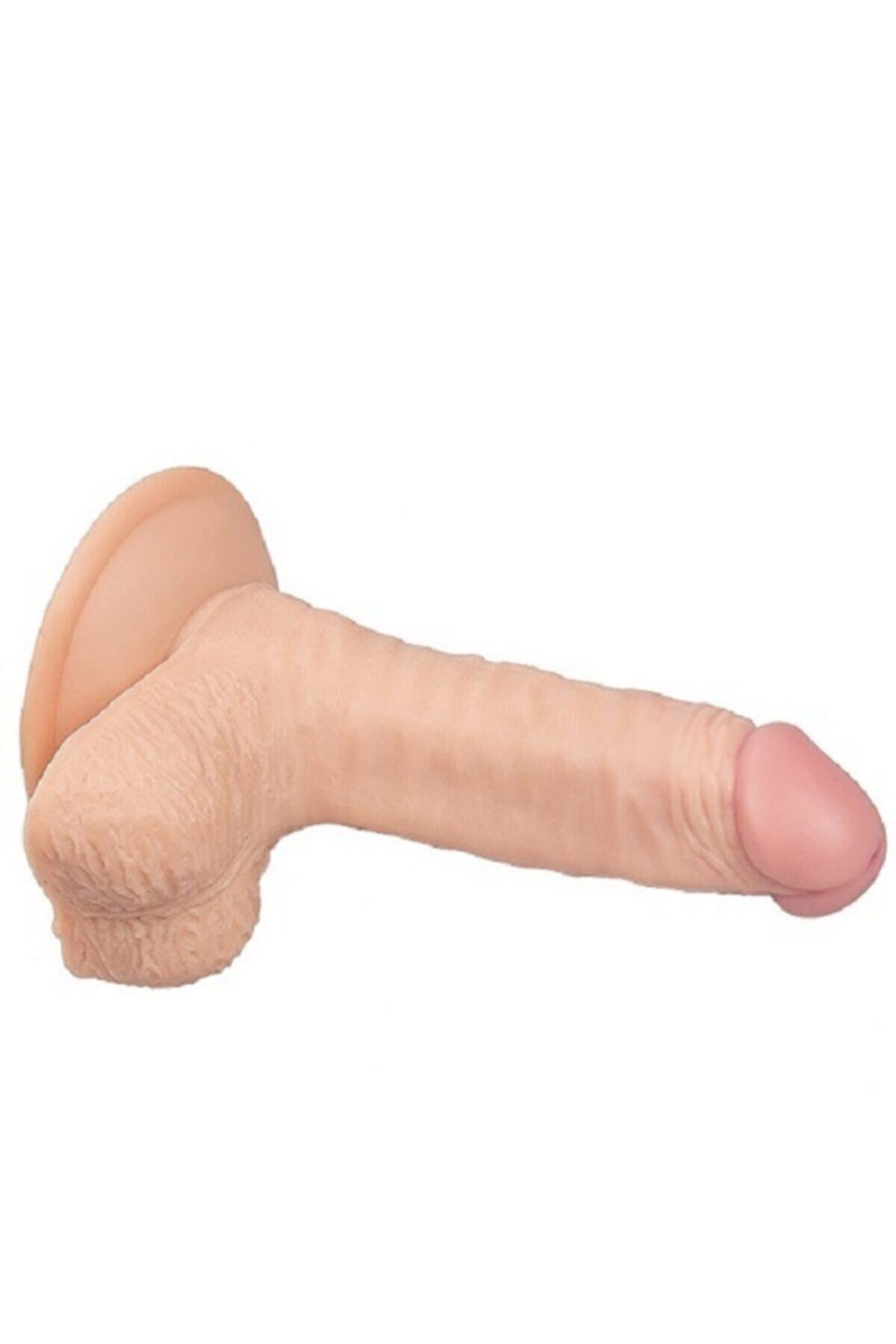 Orta Boy Realistik Penis Dildo 17 cm