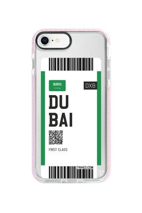 Iphone Se 2020 Pembe Impact Dubai Bileti Premium Telefon Kılıfı Trv007-iPhone-SE-2020