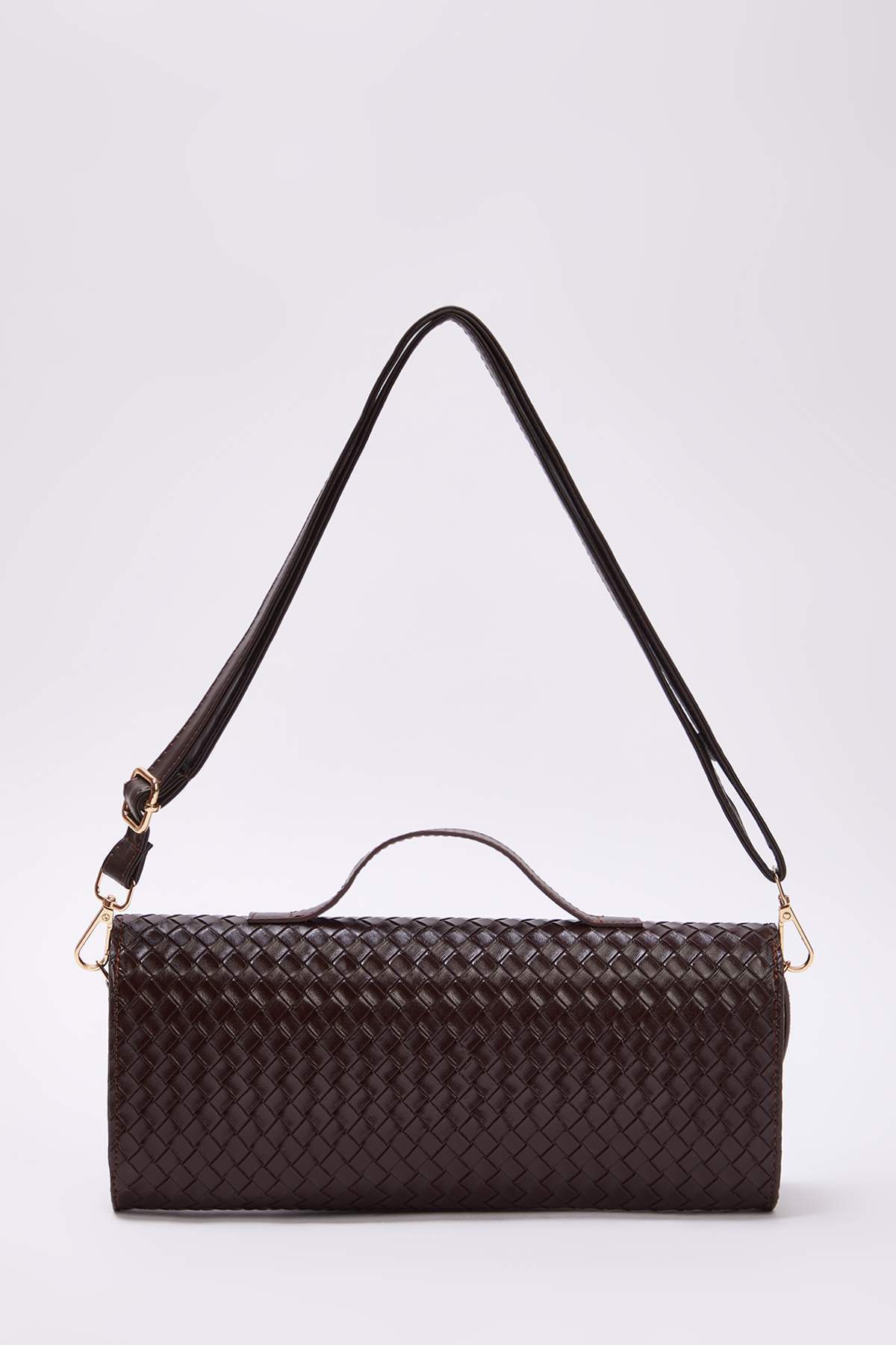 حقيبة كتف نسائية صغيرة الحجم باللون البني TAKAW26O...