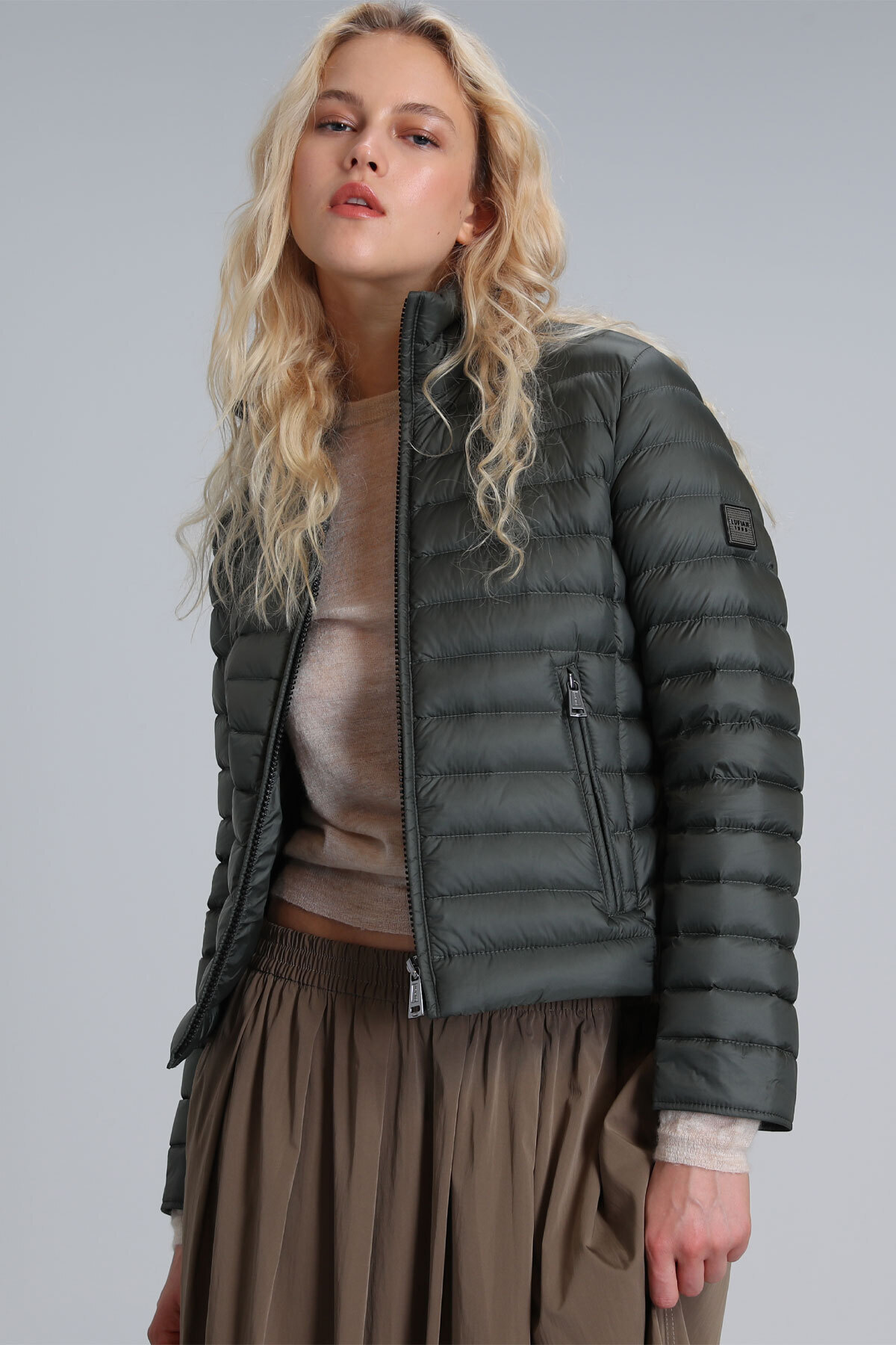 لوفیان کت زنانه مری گوس داون سبز