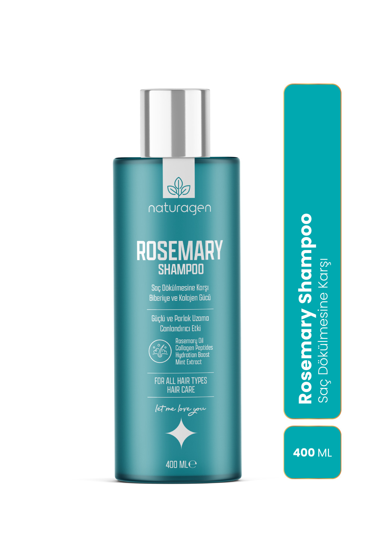 Naturagen Rosemary Yoğun Bakım Şampuanı Dökülme Karşıtı Hızlı Uzamaya Yardımcı