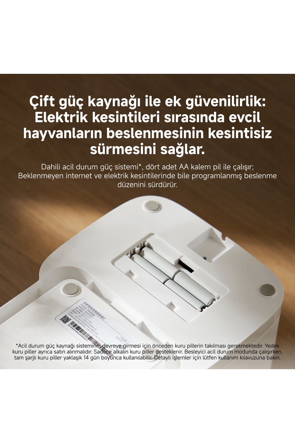 Xiaomi Smart Pet Food Feeder 2 Akıllı Evcil Hayvan Besleyici fotoğrafı 5 (önizleme)