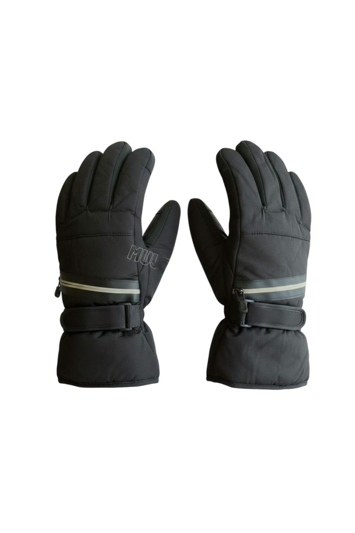 Mustran Arctic Shield Serisi Fermuarlı Gizli Cepli Cüzdanlı Su Geçirmez Kürklü Kışlık Eldiven – Unisex