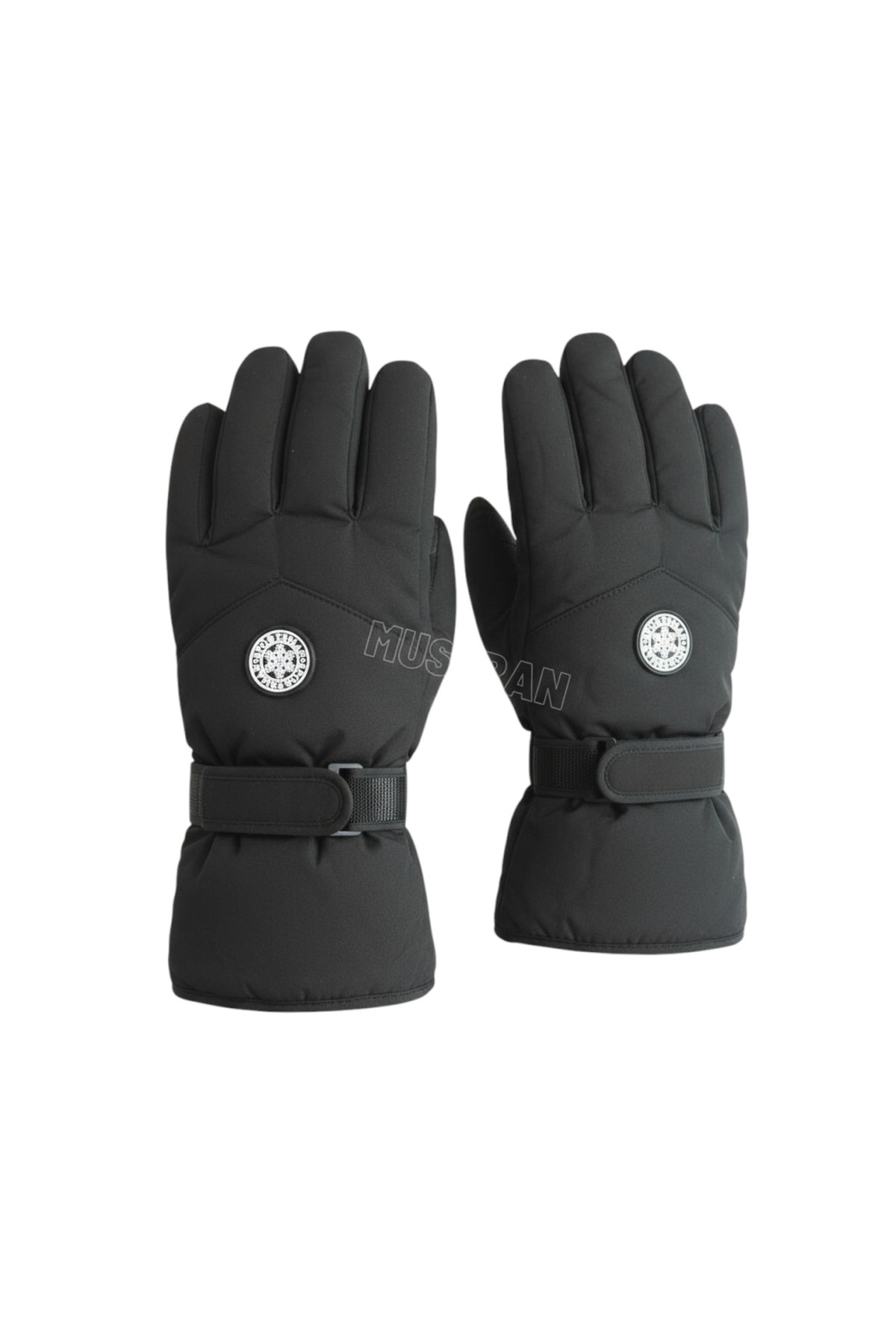 Mustran Su Geçirmez Kışlık Kar Motor Motosiklet Bisiklet Outdoor Eldiven – Termal Kürklü Unisex