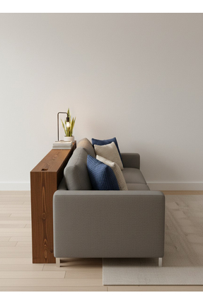 Modüler Ekipman %100 Doğal Masif Ahşap Koltuk Arkası Ayaklı Raf - Ayaklı Duva...