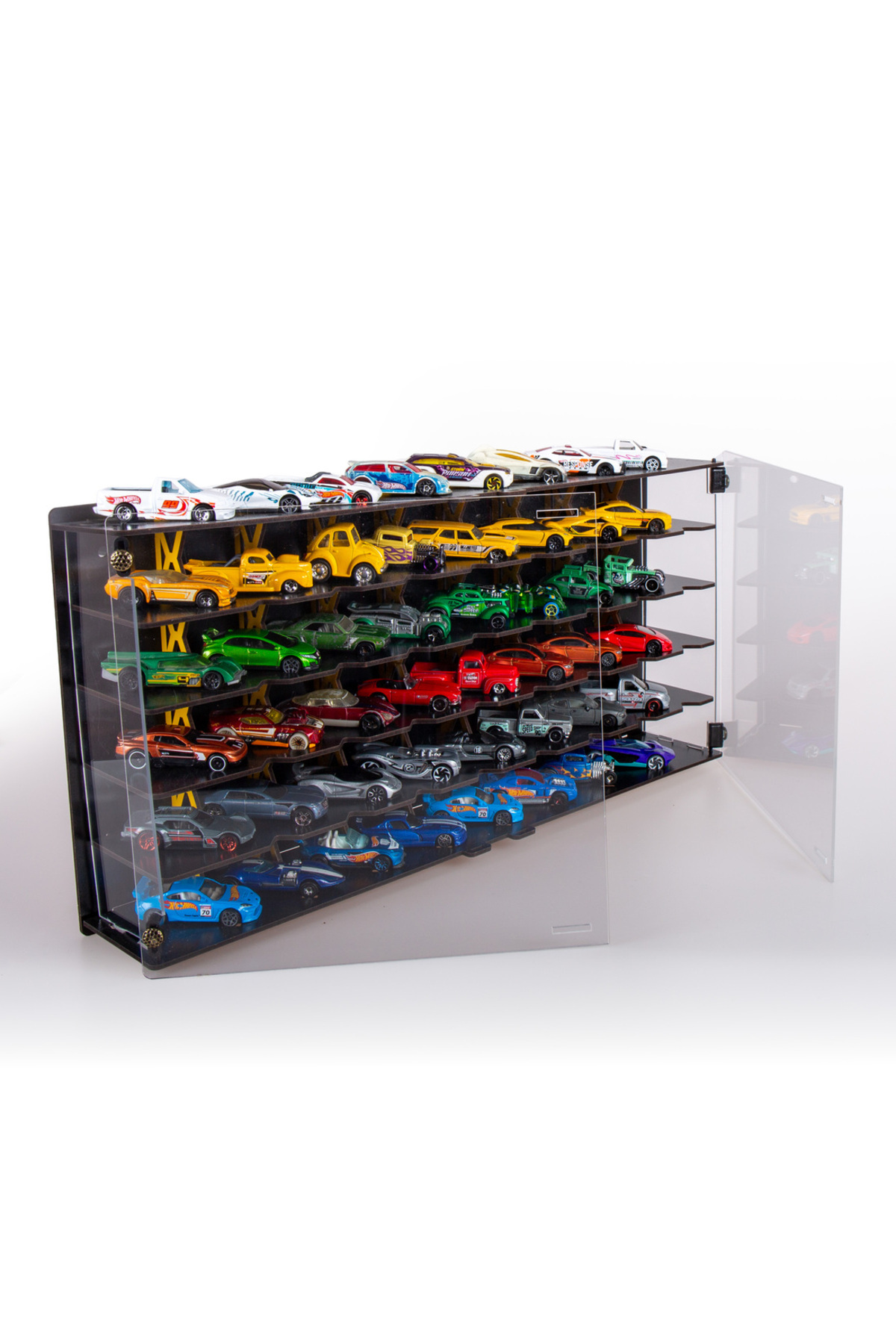GOOD SIGN Pleksi Kapak 48 Araçlık 1/64 Hotwheels,Matchbox Uyumlu