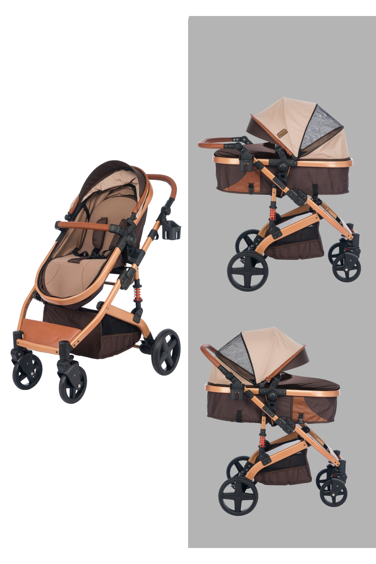 BEBEGOLD Truva Travel Sistem Bebek Arabası fotoğrafı 2 (önizleme)