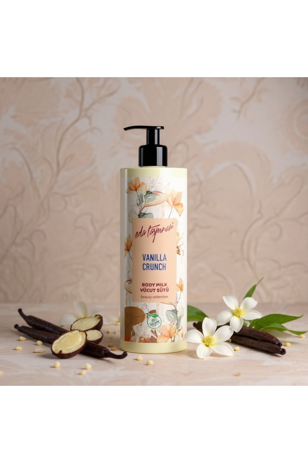 Vanilya Crunch Vücut Losyonu – Yoğun Nemlendirici & Yumuşak Cilt Etkisi 400 ml — EDA-00201 — تصویر 4 از 9