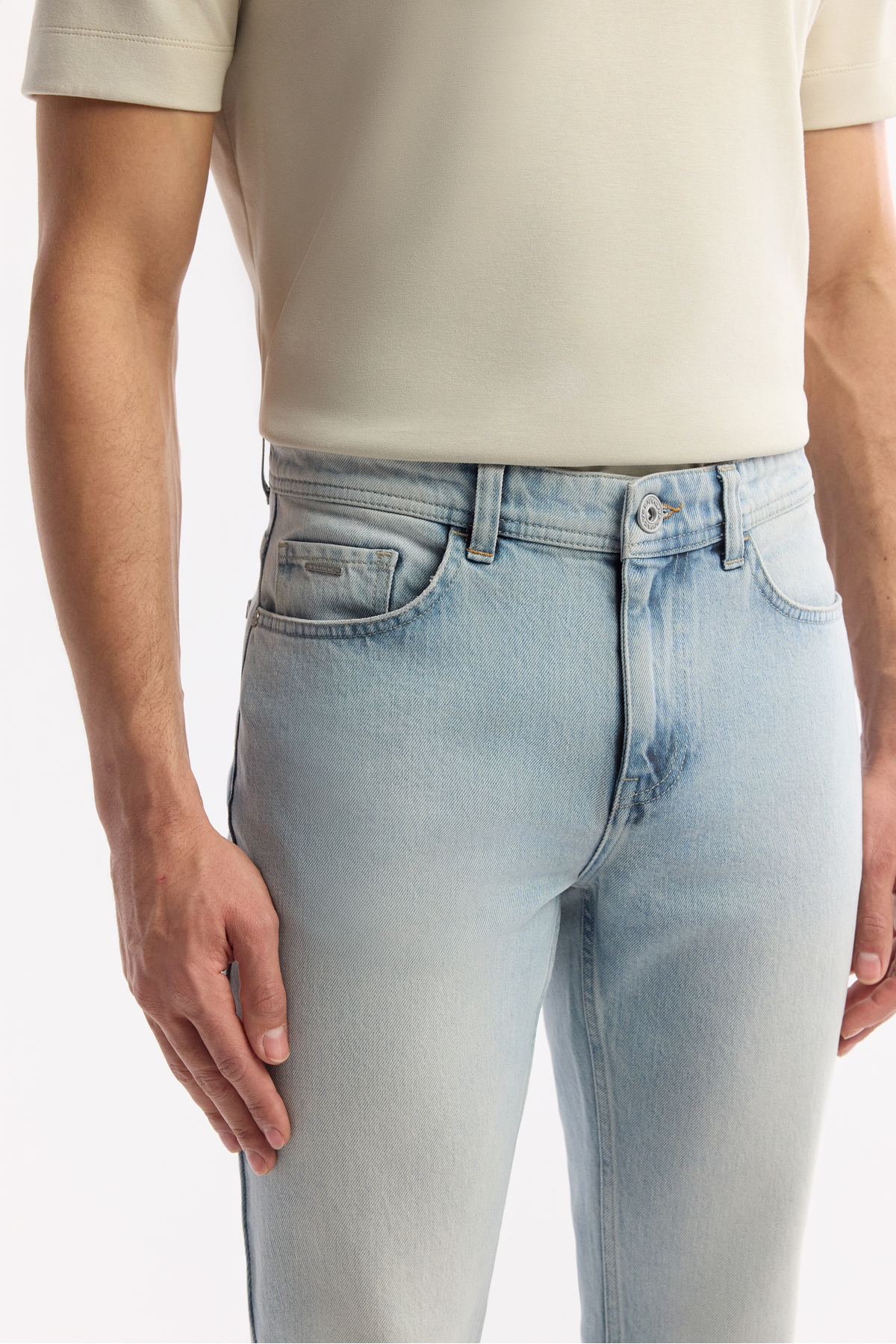 شلوار جین مردانه راسته فاق نرمال | آوا Avva A51Y3525 - تصویر 6