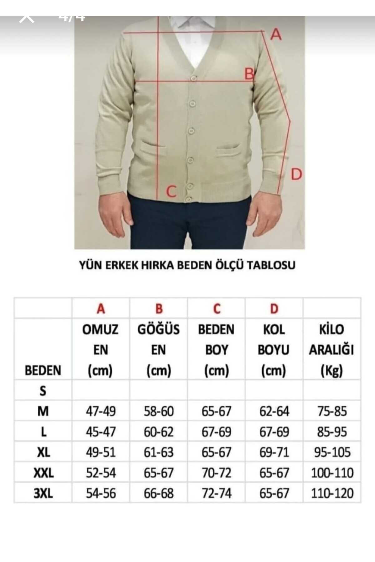 güncüoğlu  Ince Yün Düğmeli Cepli Triko Erkek Hırka - Görsel 3