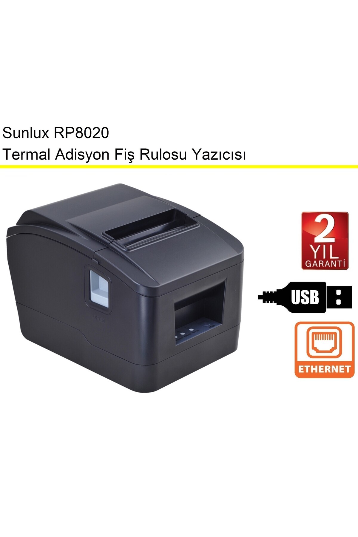 Sunlux RP8020 Termal Adisyon Fiş Rulosu Yazıcısı