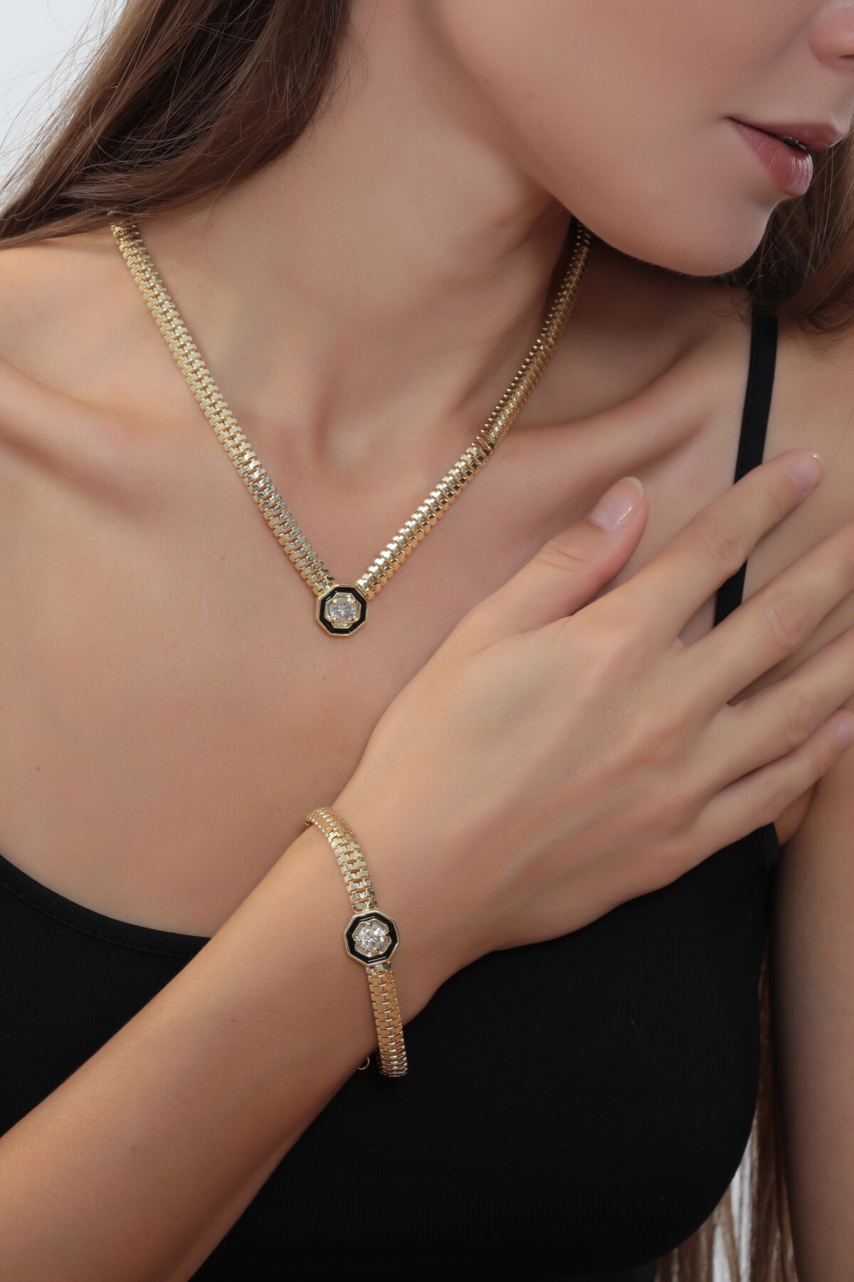 Serenay Necklace - Bracelet Set - (Special Boxed - WITH SURPRISE GIFT)