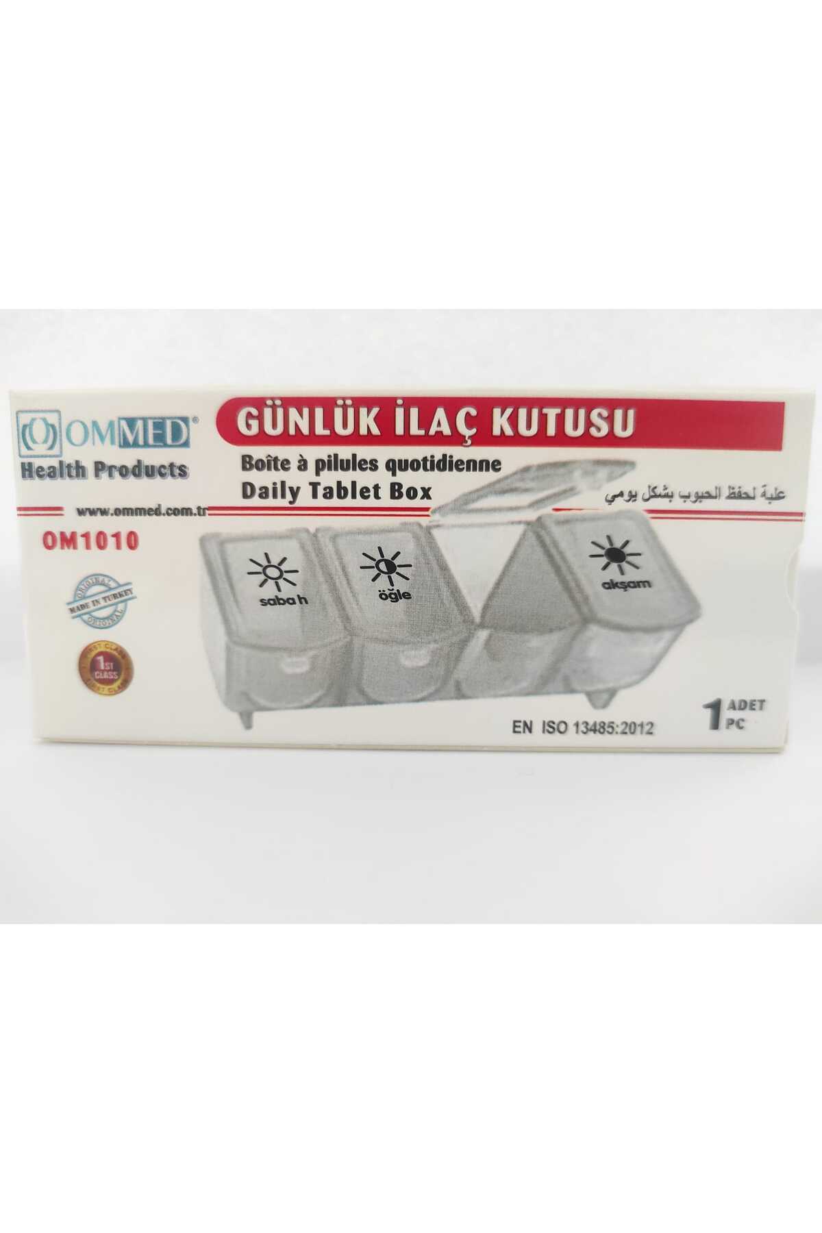 OMMED Günlük İlaç Saklama Kutusu/Daily Pill Box