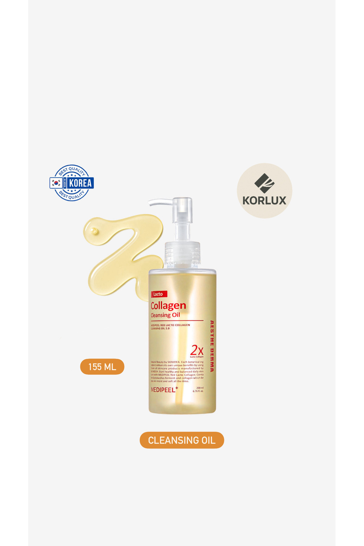 Medipeel Lacto Collagen Cleansing Oil 2.0