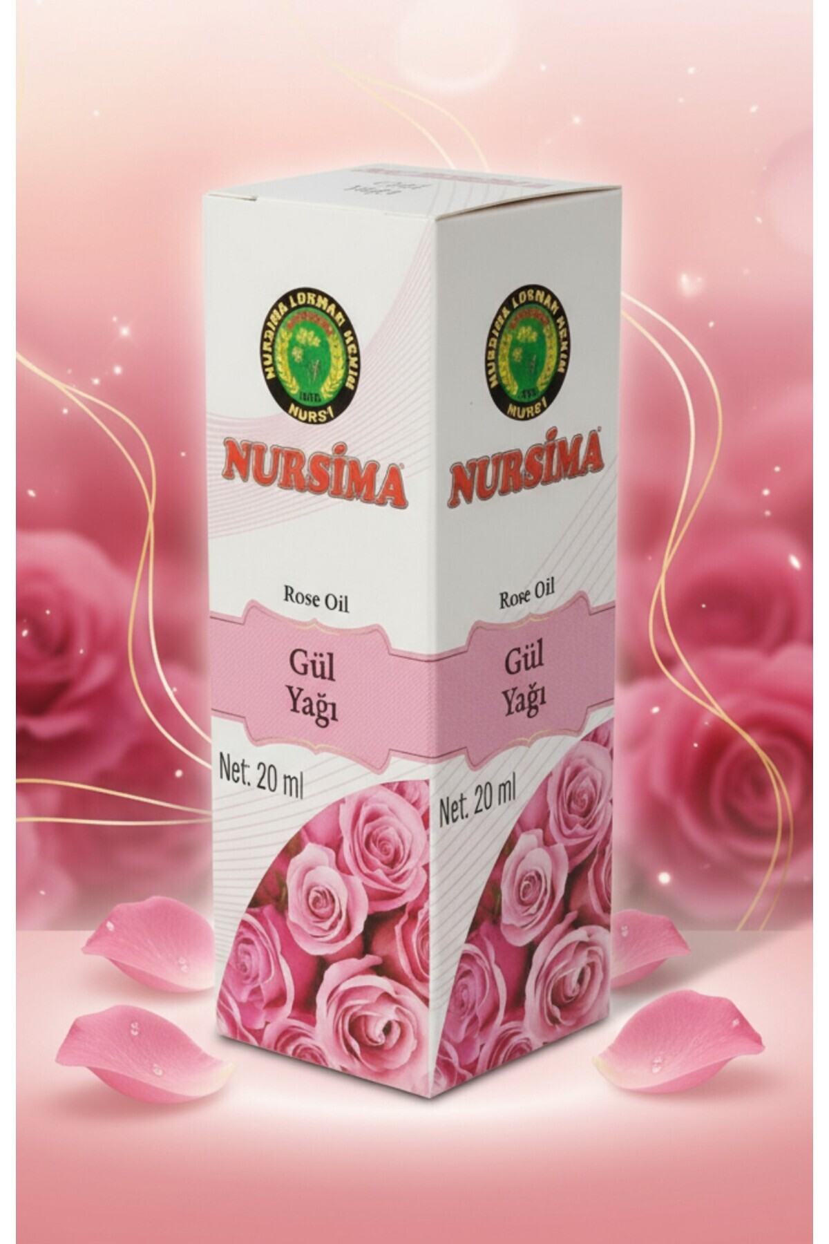 Nursima Gül Yağı – 20 ml | %100 Doğal, Organik ve Saf Bitkisel Yağ | Cilt, Saç ve Aromaterapi Kullanımı
