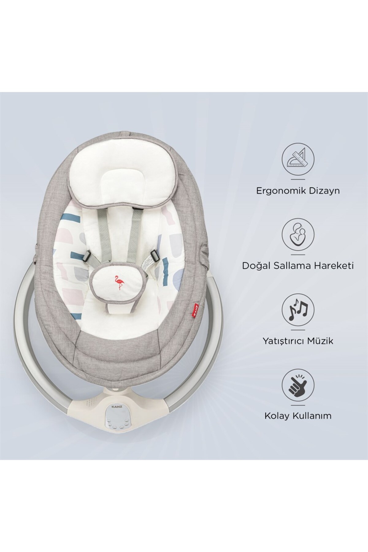 Kanz Flamingo Elektrikli Ana Kucagı Fume fotoğrafı 5 (önizleme)