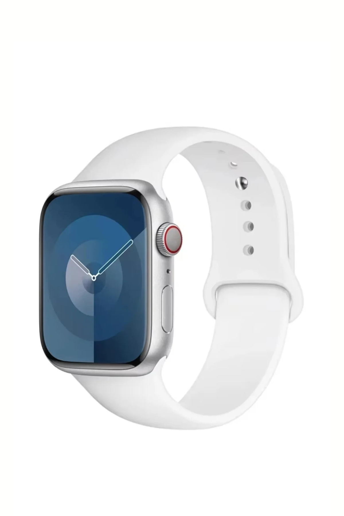 PSGT Apple Watch Uyumlu Seri: 1/2/3/4/5/6/se/7/8/9 (38-40-41MM) Ve Seri 10-11 (42MM) Silikon Kordon A++