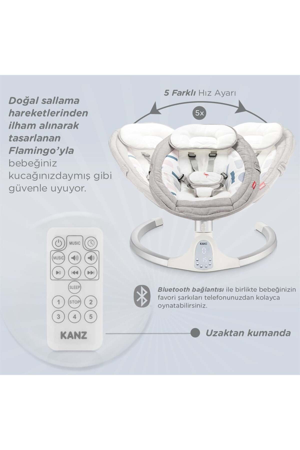 Kanz Flamingo Elektrikli Ana Kucagı Fume fotoğrafı 4 (önizleme)