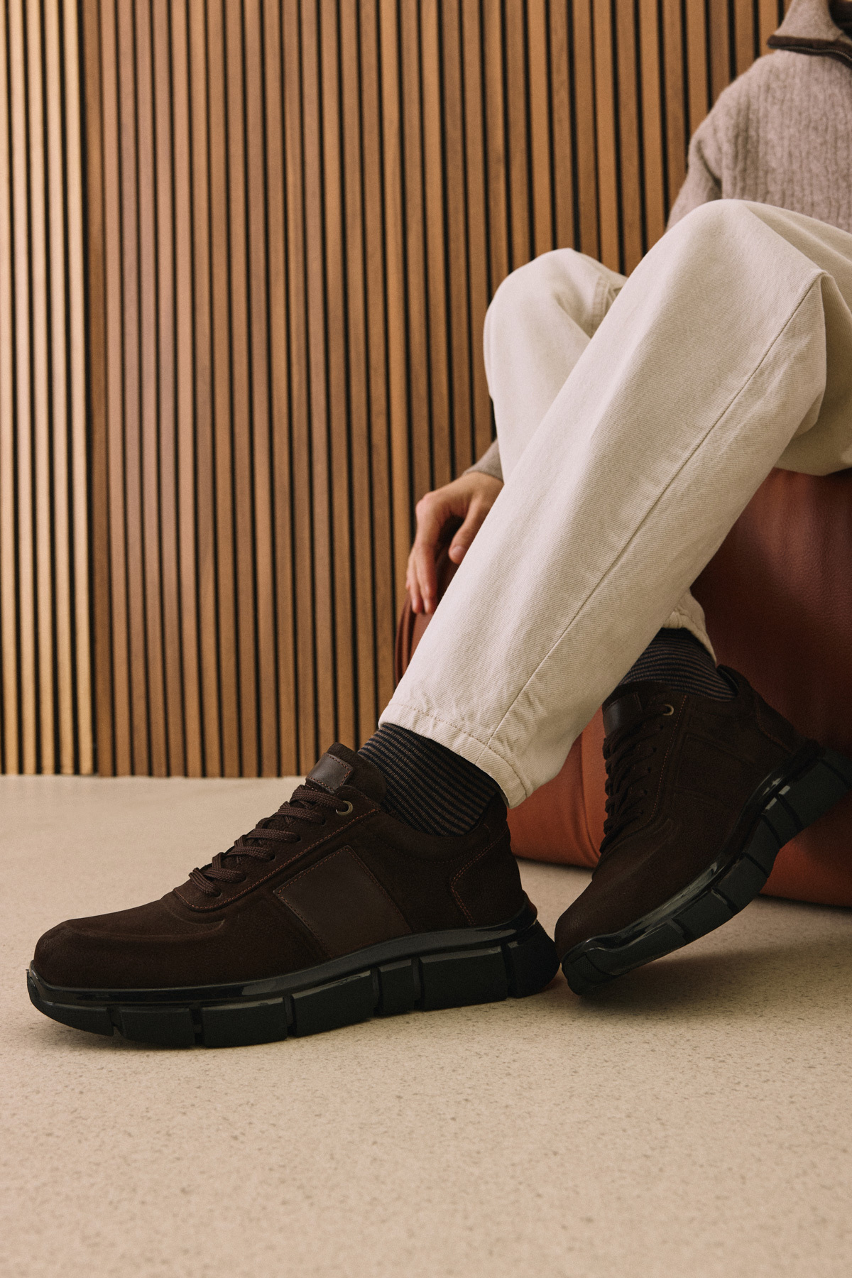 , Erkek Hakiki Deri Ayakkabı 1531025Z25102 Kahve