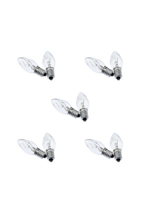 CANKIR Tuz Lambası Ampulü 10 adet E14 Duy Gece Lambası Ampulü