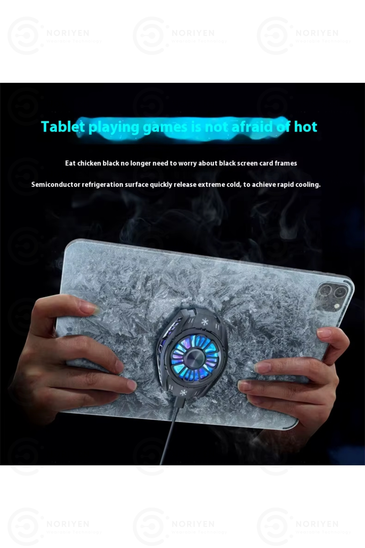 Yeni Nesil Ultra Güçlü Magsafe Manyetik Mıknatıslı Buz Soğutma Cep Telefonu ve Tablet Fan Soğutucu